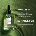 Lazartigue Fuller Hair Serum. Thickening, Strengthening & Densifying Treatment for Fine or Thinning Hair, with Redensyl & Capixyl, 1.7 Fl Oz