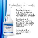 MBS Haircare Hydrating Shampoo & Conditioner, Gallon (Duo Pack) - Sulfate Free, Vegan, Cruelty-Free, USA Made