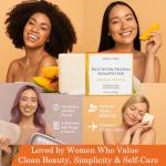 JUNIPER ASPEN Rice Water Protein Shampoo Bar – Solid Shampoo for All Hair Types with Kaolin Clay – Strengthening, Nourishing, Plastic-Reducing Hair Care – 3.5oz Bar – Women-Owned (Mango Papaya)