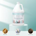 Ginger Lily Farms Botanicals Moisturizing Conditioner for Dry Hair, 100% Vegan & Cruelty-Free, Cucumber Mint Bliss Scent, 1 Gallon (Pack of 4)