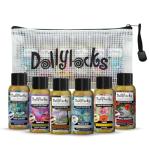 Dollylocks Claifying Liquid Shampoo Rosemay Peppermint Lemon | Paraben-free, Plant-Based, Vegan, Residue-Free Loc, Braid, Dreadlock Care | All hair types | Variety Set | 1oz Pack of 6