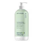 ATTITUDE Hair Shampoo for Sensitive Dry Scalp, EWG Verified, Soothing Oat, Dry and Damaged Hair, Naturally Derived Ingredients, Vegan and Plant-Based, Nourishing, Avocado Oil, 32 Fl Oz