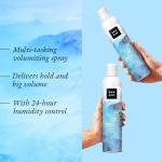 SGX NYC Play it Big Volumizing Finishing Hair Spray - Long Lasting Hair Spray with Anti Frizz Finish - Paraben Free with Coconut Oil - 8.5 oz (Pack of 2)