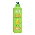 Garnier Fructis Sleek and Shine Intense Smooth Leave In Conditioner, Conditioning Hair Cream for Frizzy, Dry Hair, Plant Keratin + Argan Oil, Value Size, 16.9 Fl Oz