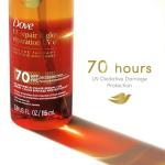 Dove Damage Therapy Defense Bi-Phase Serum + Oil 1 ct UV Repair & Glow for 70 Hour Hair Protection, with Ferulic Serum, 3.9 fl oz