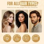 INFINA ESSENTIALS Shea Butter Shampoo & Conditioner Set | 16 fl oz Each | with Batana Oil & Argan Oil | Moisturizing, Strengthening & Frizz Control Formula | Supports Hair Growth & Adds Thickness