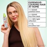 Garnier Fructis Diamond Sleek Hair Shine Spray, Frizz Control and Heat Protectant for Frizzy, Dry Hair, Formulated with Vegan Keratin Smoothing Complex and Argan Oil, 4.6 Fl Oz