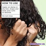 Garnier Fructis Flexi Hold Curls Moisturizing Gel, Curl Hair Styling Gel with Hyaluronic Moisture Complex, Provides Up to 100HRs of Moisture & Definition For All Curl Types, 12.5 Fl Oz