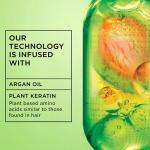 Garnier Fructis Sleek and Shine Intense Smooth Leave In Conditioner, Conditioning Hair Cream for Frizzy, Dry Hair, Plant Keratin + Argan Oil, Value Size, 16.9 Fl Oz