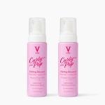 V&Co. Beauty Curly Pop Curl Defining Mousse (2 Pack) – Curl Mousse for Curly Hair, Anti Frizz & Moisturizing Hair Care with Peptides & Jojoba Oil, 6 oz