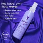 V&Co. Beauty Wave Babe Texturizing Pink Salt Spray (2 Pack), Beach Wave Spray for Wavy Hair with Himalayan Pink Salt & Peptides, Texturizing & Volumizing Mist for Soft, Touchable Waves, 6 oz