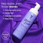 V&Co. Beauty Wave Babe Styling Mousse (2 Pack) – Hair Mousse for Wavy Hair, Frizz Control & Volume – Lightweight Flexible Hold,Hydrating Hair Styling Product with Peptides & Bamboo Extract – 7 oz