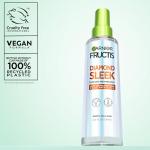 Garnier Fructis Diamond Sleek Hair Shine Spray, Frizz Control and Heat Protectant for Frizzy, Dry Hair, Formulated with Vegan Keratin Smoothing Complex and Argan Oil, 4.6 Fl Oz