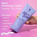 V&Co. Beauty Wave Babe Wave Enhancing Cream (2 Pack) – Wave Cream for Wavy Hair, Anti Frizz & Hydrating Hair Care with Peptides & Rice Protein, Defines Waves & Adds Lasting Softness – 6 oz