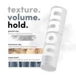 NOUN Naturals Glacial Clay Hair Texture Powder, Instant Volume, Long Lasting Hold, Matte Finish Styling Powder, Natural Look Texture, Oil Absorption, Scalp Health Support
