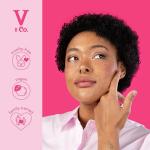 V&Co. Beauty Curly Pop Curl Defining Mousse (2 Pack) – Curl Mousse for Curly Hair, Anti Frizz & Moisturizing Hair Care with Peptides & Jojoba Oil, 6 oz