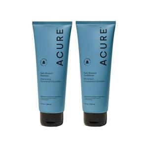 Acure Daily Workout Watermelon Conditioner - Lightweight Hydrating & Moisturizing Conditioner for Women & Men w/Oily, Damaged Hair, Deep Moisture, Vegan, Paraben Free, Sulfate Free - 8 fl oz (2 Pack)