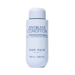 NAK Signature Hydrate Condition 350ml - Lightweight, Moisturizing Hair Conditioner - Protects, Detangles & Smooths Dry, Curly & Color-Treated Hair with Coconut Oil & Peptides - Vegan & Cruelty-Free