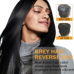 TYAYW Gray Hair Reverse Bar Shampoo, Black Soap for Grey Hair Beard With Natural Ingredients, Mane Grey Hair Reverse Bar Soap-Deep Cleaning & Moisturizing, Hair Darkening Shampoo for Men & Women 2PCS