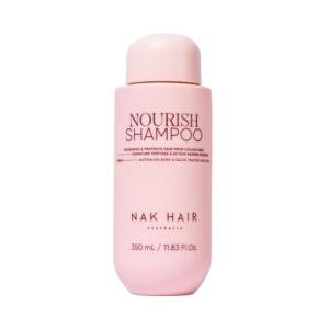 NAK Signature Nourish 350ml - Color-Safe Moisturizing Shampoo - Repairs, Hydrates & Strengthens Damaged Hair with Peptides & Coconut Oil - Vegan & Sulfate-Free