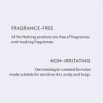 No nothing Sensitive Heat Protection Spray for Hair - Heat Protectant Spray for Women - Vegan, Unscented, Fragrance Free - Travel Size Frizz Control & Thermal Heat Protection
