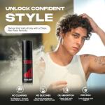 Rhys Man Texture Powder for Men - Volumizing Hair Styling Powder Spray for Natural Lift, Oil Absorption, Matte Finish, Lightweight, Long-Lasting Hold- Stocking Stuffers, Christmas Gift for Boys, Teens