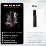 Rhys Man Texture Powder for Men - Volumizing Hair Styling Powder Spray for Natural Lift, Oil Absorption, Matte Finish, Lightweight, Long-Lasting Hold- Stocking Stuffers, Christmas Gift for Boys, Teens