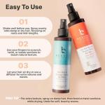Beauty by Earth Sea Salt Spray for Textured Beach Waves & Volume - USA Made with Organic Ingredients, Texturing and Volumizing Spray for Fine Hair for Men & Women (Pack of 2)