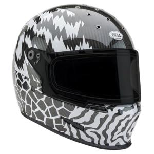 Bell Eliminator Carbon Helmet - Gloss Black/White