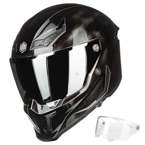 ILM Full Face Motorcycle Helmet with Dual Visor