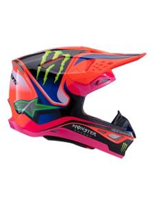 Alpinestars S-M10 Deegan Helmet - Orange/Purple/Pink