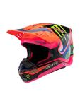 Alpinestars S-M10 Deegan Helmet - Orange/Purple/Pink