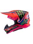 Alpinestars S-M10 Deegan Helmet - Orange/Purple/Pink
