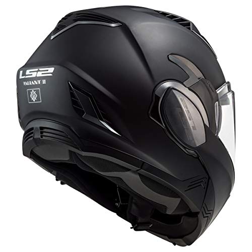 LS2 Valiant II Blackout Modular Helmet - Large