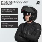 HJC C-91 Modular Bluetooth Helmet - Flat Black