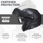 HJC C-91 Modular Bluetooth Helmet - Flat Black