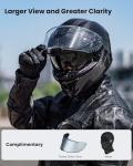 ILM Carbon Fiber Full Face Motorcycle Helmet