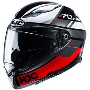 HJC F70 Tino Motorcycle Helmet - X-Large Red/Black/White