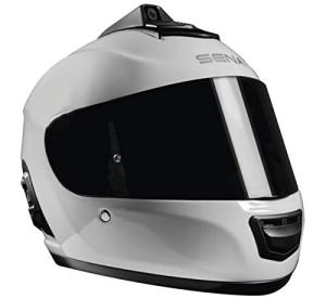 Sena Momentum Pro Bluetooth Camera Helmet - Glossy White