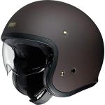 Shoei J-O Solid Matte Brown Motorcycle Helmet