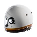 TORC T102ISO21 Gloss White Full-Face Motorcycle Helmet