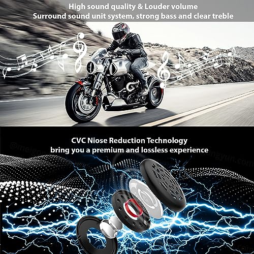 FreedConn Bluetooth Motorcycle Helmet Speaker Headset