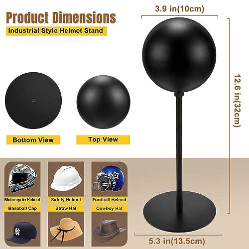 Motofans Metal Helmet Stand with Rotating Hook