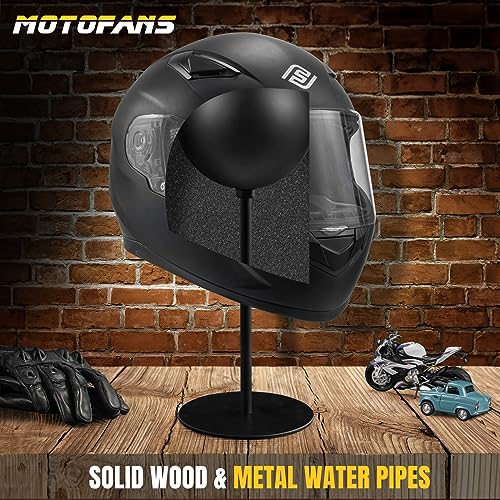 Motofans Metal Helmet Stand with Rotating Hook