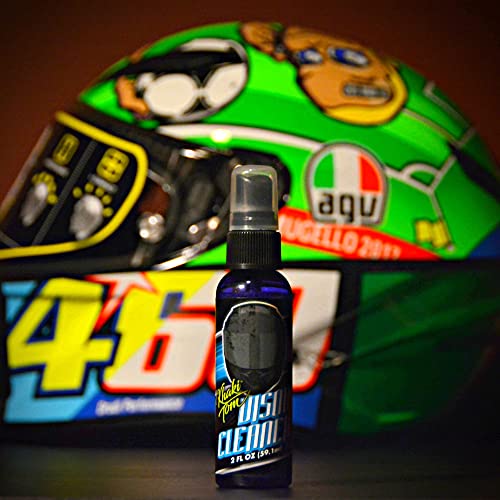 Helmet Cleaner Spray with Microfiber Towel, 2 oz