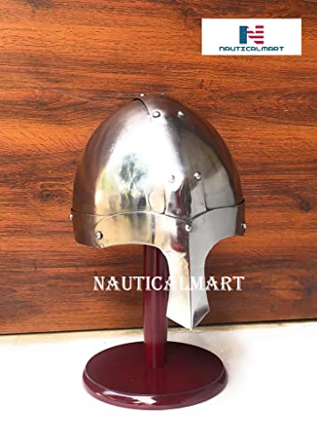 Wooden Motorcycle Helmet Stand in Cherry Finish