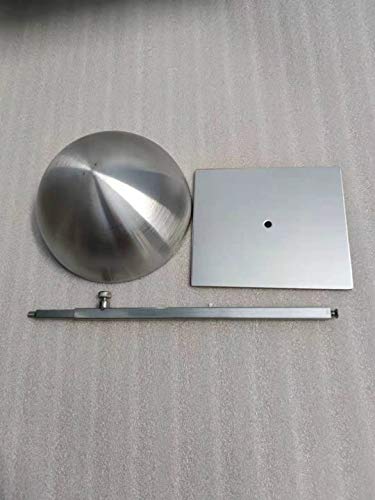 Brushed Steel Motorcycle Helmet Display Stand