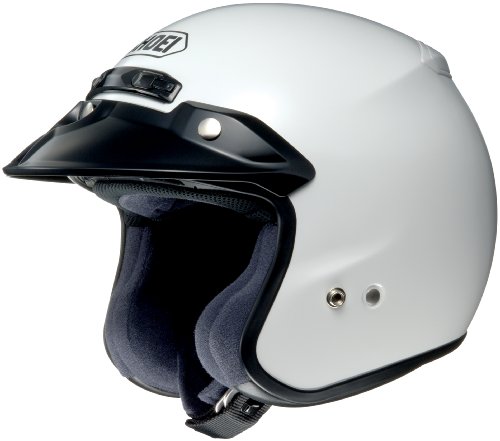 Shoei RJ Platinum-R Open Face Helmet - White (S)