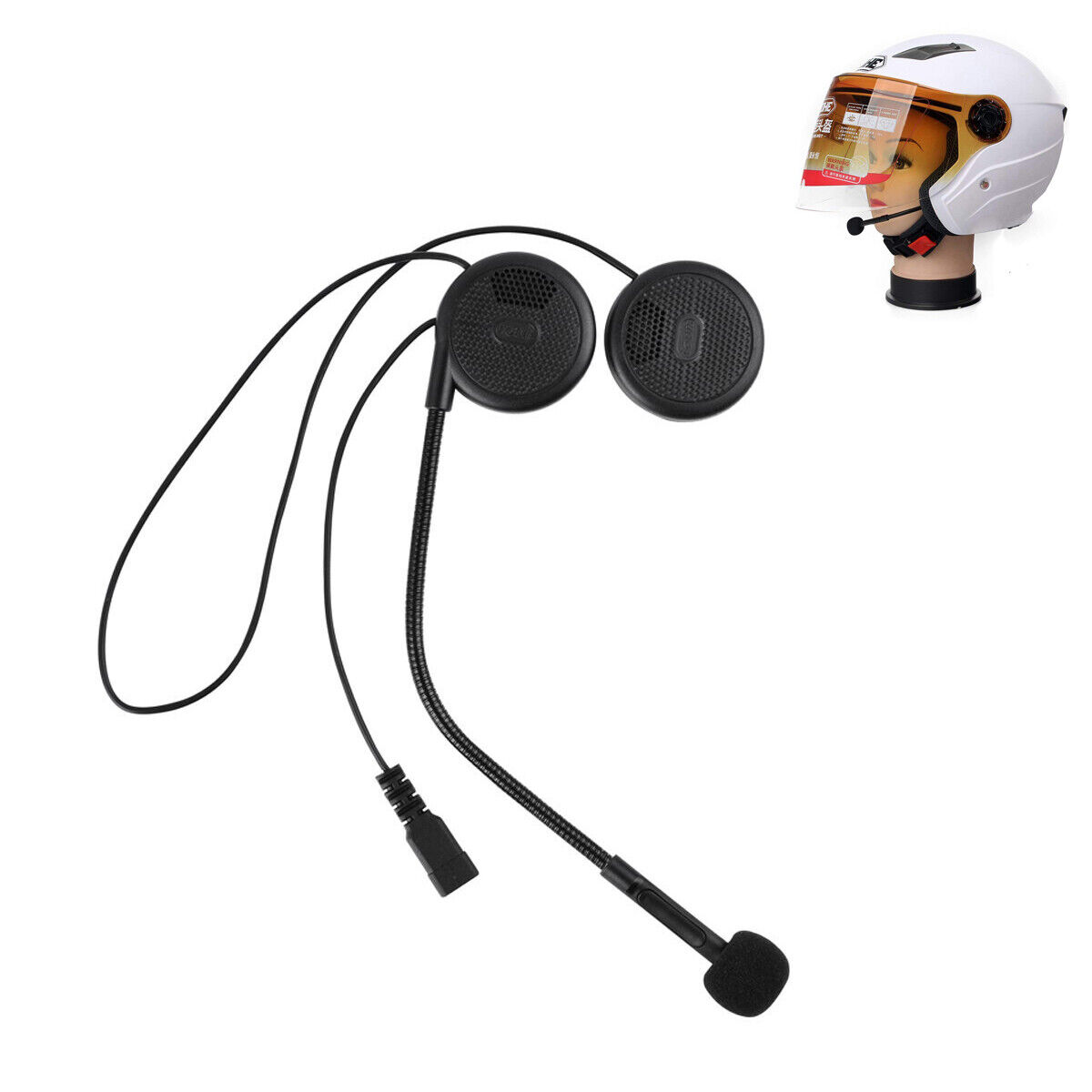 Bluetooth Modular Flip Up Full Face Motorcycle Helmet