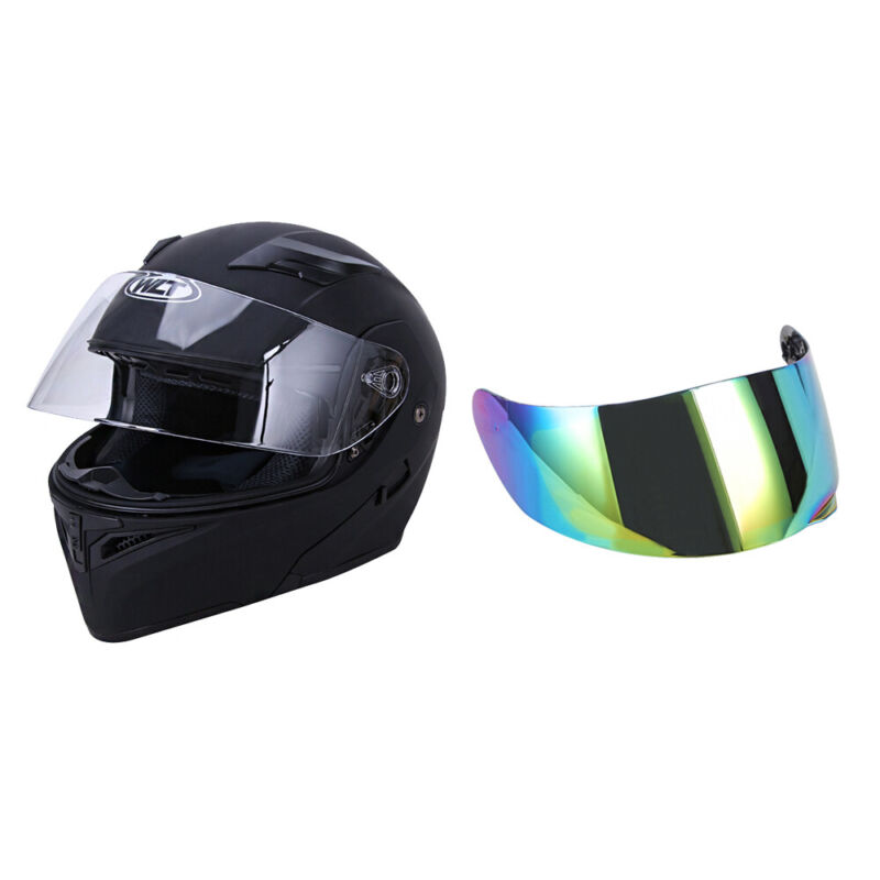 Modular Full Face Dual Visor Helmet for Motorcycles